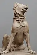 Molosse, dit "Jennings Dog", d'après un bronze original du IIe&nbsp;siècle (?). H. 1,05&nbsp;m. British Museum