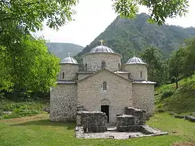 Le monastère de Davidovica (XIIIe&nbsp;siècle, Serbie).