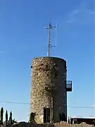 L'ancien moulin à vent de Malfourat.
