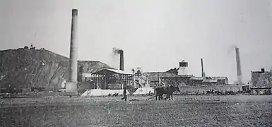 La fosse no&nbsp;1 vers 1905.