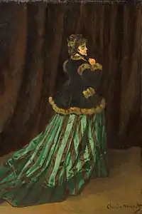La Femme à la robe verte (1866)initialement nommé Camille