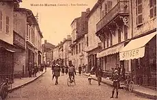 En direction de la place du Sablar (actuelle place Jean-Jaurès)