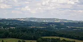 Vue du mont Gargan depuis la tour de Masseret.