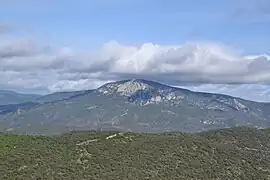 Le pech de Fraysse, vu du sud.