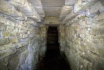 Couloir de la tombe sud.