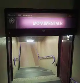 Accès à la station.