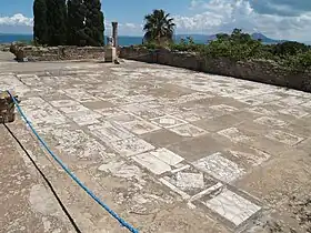 Vue générale de la mosaïque.