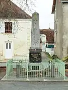 Le monument aux morts en 2016.