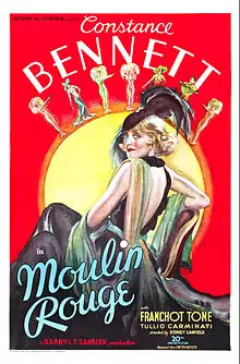 Poster pour Moulin rouge (1934, monteur)