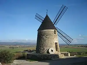 Le moulin de Cugarel, 17e&nbsp;siècle.
