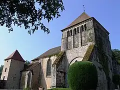 L'abbaye de Moutier-d'Ahun...