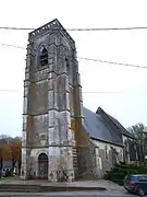 Le clocher de l'église.