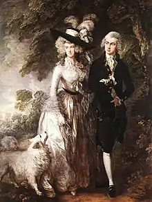 Thomas GainsboroughPortrait de Mr and Mrs William Hallett (1785)