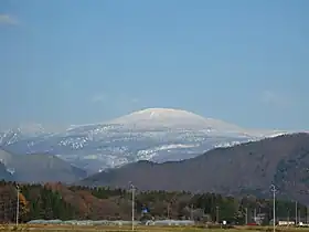 Vue du mont Higashiazuma d'Inawashiro.