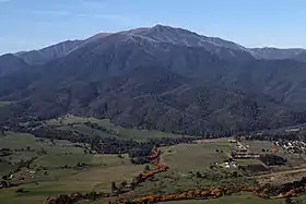 Le Mont Bogong vu du mont Beauty