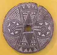 Fusaïole muisca (Ve-XVe s.). Musée archéologique&nbsp;(en), Sogamoso, Colombie