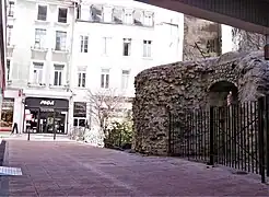 Mur romain près de la rue Lafayette