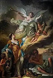 Allégorie sur l'inondation du Tarn en 1766 - Nicolas-René Jollain