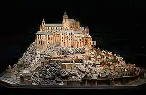 Plan-relief du mont Saint-Michel (fin XVIIe&nbsp;siècle)