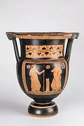 Cratère à colonnettes, Italie du sud (?), IVe&nbsp;siècle&nbsp;av. J.-C.