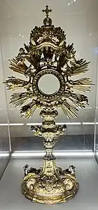 Maître lombard, ostensoir XVIIIe&nbsp;siècle.