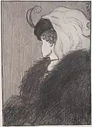 Image ambigüe Ma femme et ma belle-mère, par William Ely Hill.