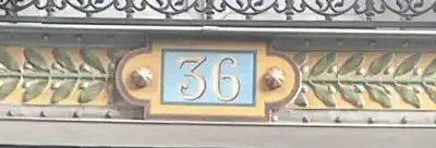 Numéro spécifique pour les maisons closes.