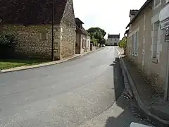 La rue de la Lochetterie en 2011.