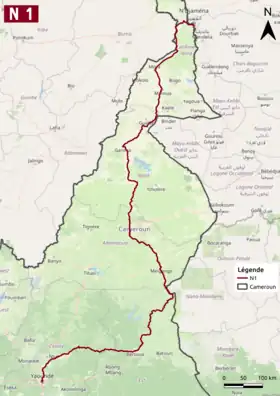 Image illustrative de l’article Route nationale 1 (Cameroun)