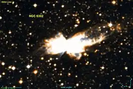 NGC 6302 par le relevé DSS.