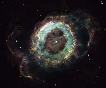 NGC 6369 par le télescope spatial Hubble.