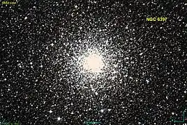 Image en lumière visible par relevé DSS.