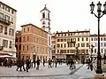 La place et le palais Rusca