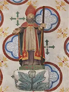 Statue de saint Martial, église de Naillat.