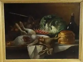 Nature morte au lièvre (1882), localisation inconnue.