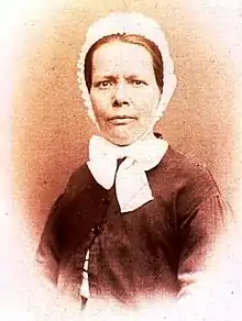 Portrait photographie de Nathalie Lemel, communarde.