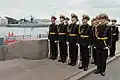 XXIe&nbsp;siècle, Russie. Gardes d'honneurs de la Flotte maritime militaire de Russie. Photo juillet 2017.