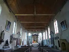 Nef de l'église Saint-Éloi-Saint-Jean-Baptiste.