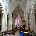 Nef de l’église abbatiale.