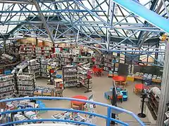 Vue intérieure du centre culturel