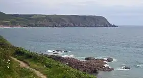 Vue du nez de Voidries depuis la pointe du Houpret.