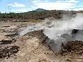 Fumerolle.