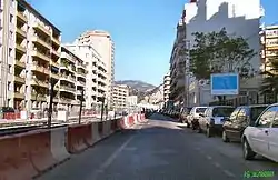 Boulevard Virgile Barel en direction du nord.