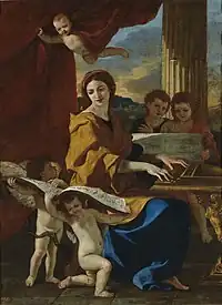 Sainte Cécile de Nicolas Poussin.