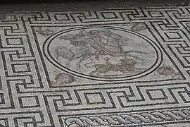 Mosaïque de Bellérophon, Musée de la Romanité, Nîmes.