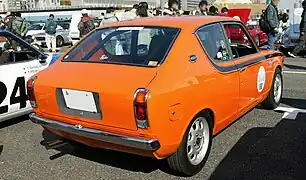 Face arrière de la Datsun Cherry I 2&nbsp;portes