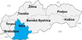 Localisation de Šaľa