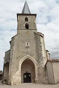 Façade de l'église.