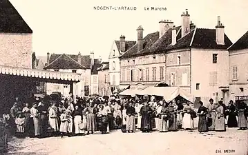 Le marché vers 1910.