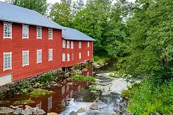 Ancienne aciérie à Noormarkun ruukki&nbsp;(fi).